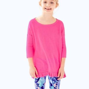 LILLY PULITZER Girls Tierneigh sweater PinkSunset-XL